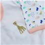 Sophie La Girafe - Pyjama Body Bébé en Coton - Doux et Chaud - Grenouillère Manches Longues - Barboteuse Fille - 0 mois - Blanc 