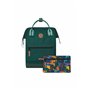 Cabaïa - Modèle Lima - Sac à dos avec 2 compartiments - Medium - 23 l - Imperméable et compartiment pour ordinateur portable - É