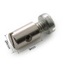 Easyboost Câble de Gaz Souple Ø1.5mm avec Embout Z et Serre Câble Longueur 2.5m Accélérateur Carburateur Poignée Réparation pour