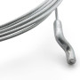 Easyboost Câble de Gaz Souple Ø1.5mm avec Embout Z et Serre Câble Longueur 2.5m Accélérateur Carburateur Poignée Réparation pour