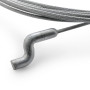 Easyboost Câble de Gaz Souple Ø1.5mm avec Embout Z Gaine et Serre-câble en Z Accélérateur Carburateur Poignée Kit de Réparation 