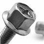 Easyboost 2 Vis de Pot d'échappement M6x18mm tête hexagonale et cruciforme pour Scooter 50cc Yamaha Bw’s MBK Booster Nitro Aerox