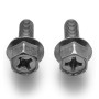 Easyboost 2 Vis de Pot d'échappement M6x18mm tête hexagonale et cruciforme pour Scooter 50cc Yamaha Bw’s MBK Booster Nitro Aerox