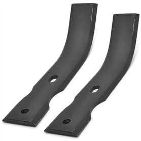 Easyboost 2 couteaux de fraise reversibles gauche/droit pour motoculteur longueur 210mm - largeur 40mm - hauteur 55mm - entraxe