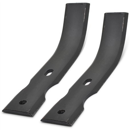 Easyboost 2 couteaux de fraise reversibles gauche/droit pour motoculteur longueur 210mm - largeur 40mm - hauteur 55mm - entraxe