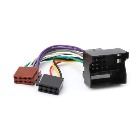 Sound-way - Câble Adaptateur Faisceau autoradio fiche ISO Radio Compatible avec Citroën Peugeot