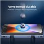 NEW'C Lot de 3, Verre Trempé pour iPhone SE 3/2 (modèle 2022/2020) 4,7 Pouces, Film Protection écran -sans Bulles d'air -Ultra R