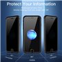 NEW'C Lot de 3, Verre Trempé Anti-Espion pour iPhone 8, iPhone 7, Angle de Confidentialité 35 Degrés Équilibré avec Protection d