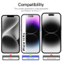 Verre Trempé Anti-Espion pour iPhone 14 Pro (6