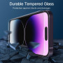 NEW'C Lot de 3, Verre Trempé Anti-Espion pour iPhone 14 Pro (6,1 Pouces), Angle de Confidentialité 35 Degrés Équilibré avec Prot