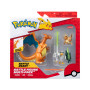 Bandai - Pokémon - Pack de 3 Figurines Pokémon - Dracaufeu