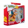 Bandai - Pokémon - Pack de 3 Figurines Pokémon - Dracaufeu, Palarticho et Evoli - Coffret Combat de Pokemon Battle Ready Deluxe 