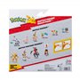 Bandai - Pokémon - Pack de 3 Figurines Pokémon - Dracaufeu, Palarticho et Evoli - Coffret Combat de Pokemon Battle Ready Deluxe 