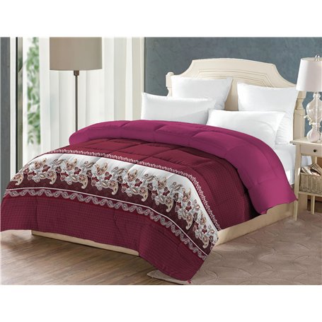 Fanny & Céline Couette Chaude 600 GSM 220x240cm Ultra gonflant Douceur extrême MING19-2413