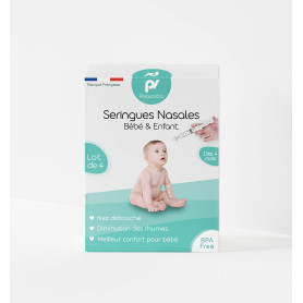 PARAVOSTRA | Seringues Nasales Réutilisables | Mouche-Bébé | Nez Débouché | Diminution des Rhumes | Bébé & Enfant | Lot de 4x10m