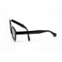 YUSSIMI eyewear - Lunettes de Soleil - Aaron - Rectangulaires - Noir - Verres Bleues Dégradés - Design - Protection Solaire Gara