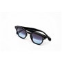 YUSSIMI eyewear - Lunettes de Soleil - Aaron - Rectangulaires - Noir - Verres Bleues Dégradés - Design - Protection Solaire Gara
