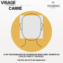 YUSSIMI eyewear - Lunettes de Soleil - Aaron - Rectangulaires - Noir - Verres Bleues Dégradés - Design - Protection Solaire Gara