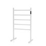 Chauffage Sèche-Serviettes Chauffant électrique - Porte-Serviettes Chauffant sur Pied ou Mural - Basse Consommation 60W - Tempér