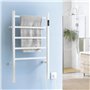 Chauffage Sèche-Serviettes Chauffant électrique - Porte-Serviettes Chauffant sur Pied ou Mural - Basse Consommation 60W - Tempér
