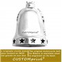 CUSTOMprivé Clochette moto aigle usa Live To Ride. Porte bonheur cadeau Noël Motard Biker Triker Guardian bell livrée dans poche
