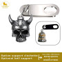 CUSTOMprivé Clochette moto aigle usa Live To Ride. Porte bonheur cadeau Noël Motard Biker Triker Guardian bell livrée dans poche
