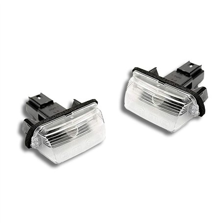 Lot de 2 Eclairages de Plaque Immatriculation Feux de plaque avec ampoule pour BERLINGO