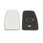 Glace de Rétroviseur Extérieur Avant Gauche (Dégivrante) avec Support compatible pour Master 3 Movano B et NV400 OEM 963662420R