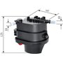 Filtre à Carburant Diesel Gasoil compatible pour C1, C2 C3 I C3 II C3 PLURIEL NEMO XSARA 1007 107 206 207 307 BIPPER AYGO 1.4 HD
