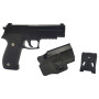 Saigo Defense Pack Airsoft Pistolet G.26 Noir à Ressort/Matière: Métal/Puissance 0.5 Joule/Livré avec Accessoires