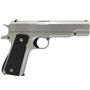 Saigo Defense Pistolet à Billes Airsoft/Style 1911 à Ressort (Spring) / Couleurs: Noir et Argenté/Matière: Métal/Puissance 0.3 J