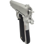 Saigo Defense Pistolet à Billes Airsoft/Style 1911 à Ressort (Spring) / Couleurs: Noir et Argenté/Matière: Métal/Puissance 0.3 J
