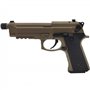 Saigo Defense Airsoft Pistolet Électrique AEP / CM132S Automatique/Coup par Coup et Rafale/Tan (Désert) / Plastique ABS et Métal