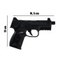 THE REPLICANT Pack Airsoft Pistolet à Billes FN 509 Tactical Noir à Ressort (Spring)/Matière: Plasique ABS/Puissance 0.2 Joule/L