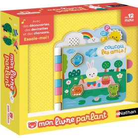Nathan - Mon Livre Parlant - Livre bébé et Enfant interactif - 3 Modes de Jeu - Histoires