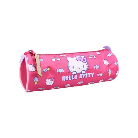 mybagstory - Trousse à crayon hello kitty pour fille - Enfant - Ecole - Maternelle - Garderie - Trousse fille - Taille 21 cm