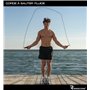 RAGECORE® Corde à sauter, Speed Rope, Pro Fitness réglable en aluminium léger avec roulements à billes extra fluides, Corde à sa