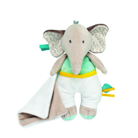 BABY NAT' - Pantin avec Doudou Cacahuète - BN0624 -Gris