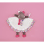 BABY NAT' - Doudou Zoé - BN0704 -Rose