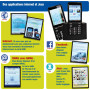 Mobiho-Essentiel Pack Le Classic +, téléphone Senior Assez Complet pour Un utilisateur Dynamique - Un Grand écran et Son Fort. A