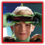 Megableu Shoot tir Combat pour Enfants intérieur 2 Masques Laser Inclus-Cadeau interactif-Jeu d'extérieur-À partir de 6 Ans-Vers