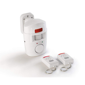 SCS Sentinel - SAL0005 - Détecteur de Mouvement pour Intérieur - Kit Alarme Maison Infrarouge sans Fil avec Sirène - Détection 8