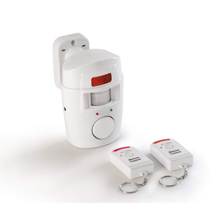 SCS Sentinel - SAL0005 - Détecteur de Mouvement pour Intérieur - Kit Alarme Maison Infrarouge sans Fil avec Sirène - Détection 8