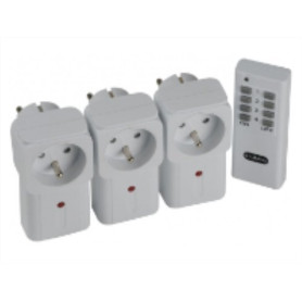 SCS Sentinel 3063 F Lot de 3 Prises télécommandées 3600 W