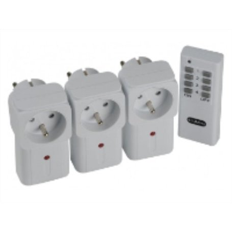 SCS Sentinel 3063 F Lot de 3 Prises télécommandées 3600 W