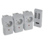 SCS Sentinel 3063 F Lot de 3 Prises télécommandées 3600 W