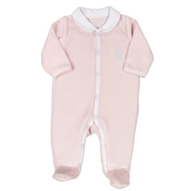 Sophie la Girafe - Pyjama Bébé - Grenouillère - Ouverture en Y à l'avant - Fille - 1 Mois - Rose