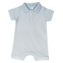 SOPHIE LA GIRAFE - Combi-Short Bébé - Garçon Maille Piquée - 6 mois - Bleu