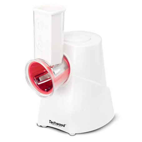 Techwood Découpe Electrique Tout 4 en 1 Râper Emincer Gratter Légumes Fruits Fromage/Sorbetière 150W-TRIC-1440
