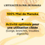 COMPTOIRS ET COMPAGNIES - Miel de Manuka Bio et Actif - IAA2+ (MGO19+) - Origine Nouvelle Zélande - 250g